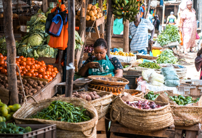 Kenya is famous for its coffee/tea & fresh fruits