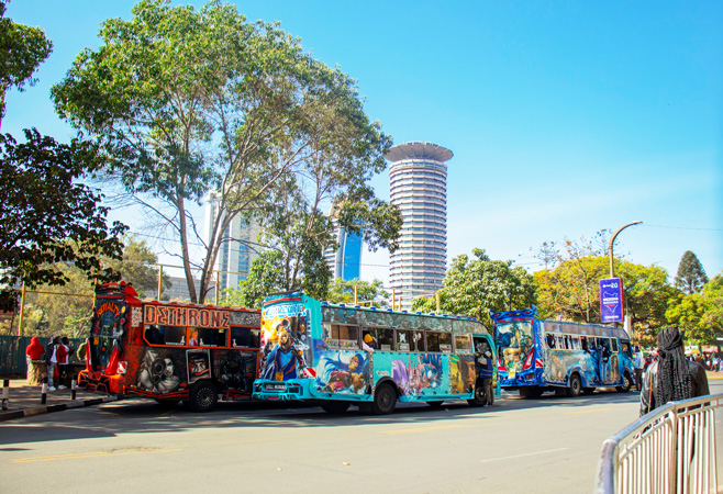 You will locate the Giraffe Centre on Nyumbi Road, off Duma Road in Nairobi's Lang'ata suburb