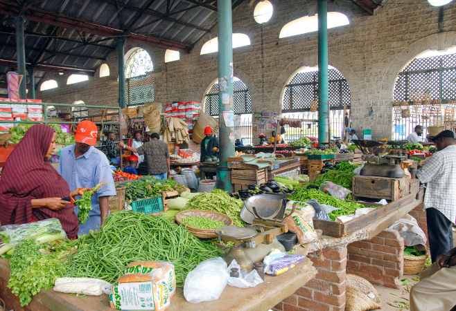 Marikiti Market is Mombasa's central market, a bustling hub where locals and visitors alike come for fresh produce, spices, and a true taste of Kenyan life