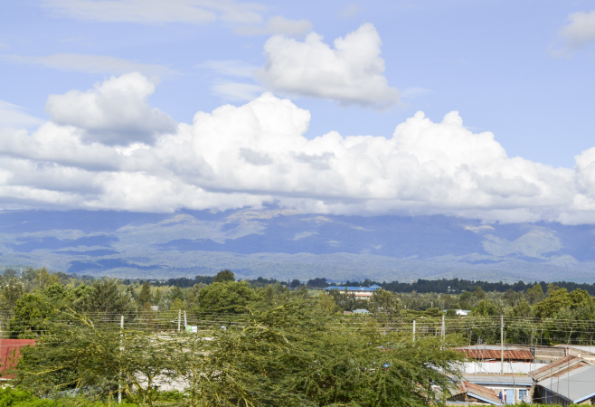 Nanyuki is a market town near Mount Kenya, known for farms, ranches, and as a base for climbing Nanyuki is a market town near Mount Kenya, known for farms, ranches, and as a base for climbing