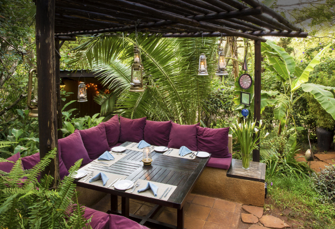 Immerse yourself in the best experience of al fresco dining within the city in a lush, sunken, multi-level garden setting with secret nooks and hidden crannies