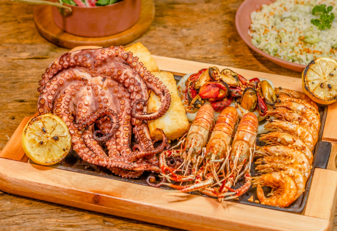 African Pavilion Beach Restaurant offers a beautiful view of the Kilifi creek, with a relaxed atmosphere and great food options like grilled crocodile meat