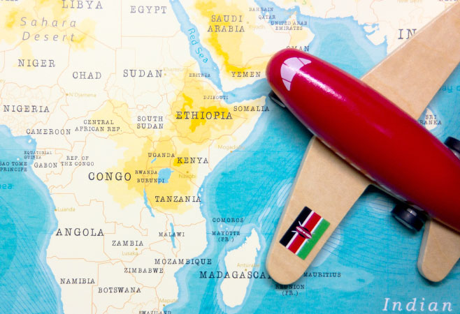 What happens when Sierra Leone citizens arrive in Kenya?