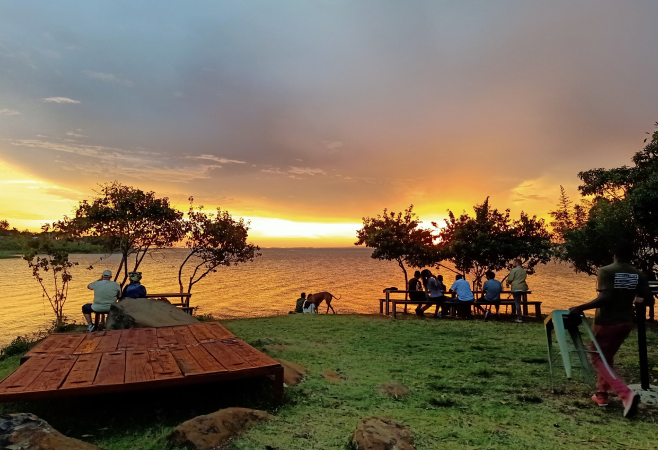 The best sunsets in the world and the coolest place to hang out in Kisumu, by the shores of Lake Victoria