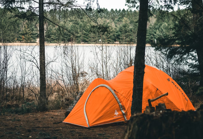 Lake Bogoria National Reserve is a beautiful camping destination in Kenya.