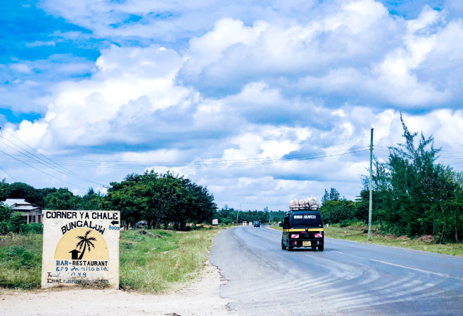 The best way to get from Nairobi to Ukunda is by air.