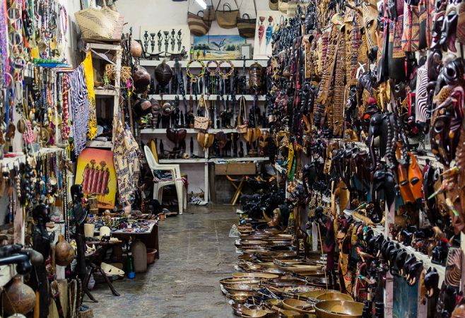 You'll find everything from fine art and jewelry to wooden carvings and souvenirs in Mombasa