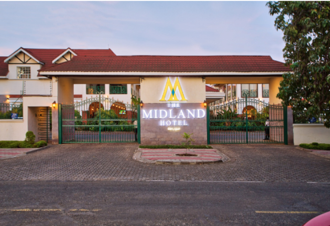 Midland Hotel Nakuru offers family rooms with air-conditioning, private bathrooms, and garden or city views Midland Hotel Nakuru offers family rooms with air-conditioning, private bathrooms, and garden or city views