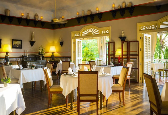 Peppertree is a rooftop garden restaurant with global cuisine, a cocktail program, and a bright, airy atmosphere