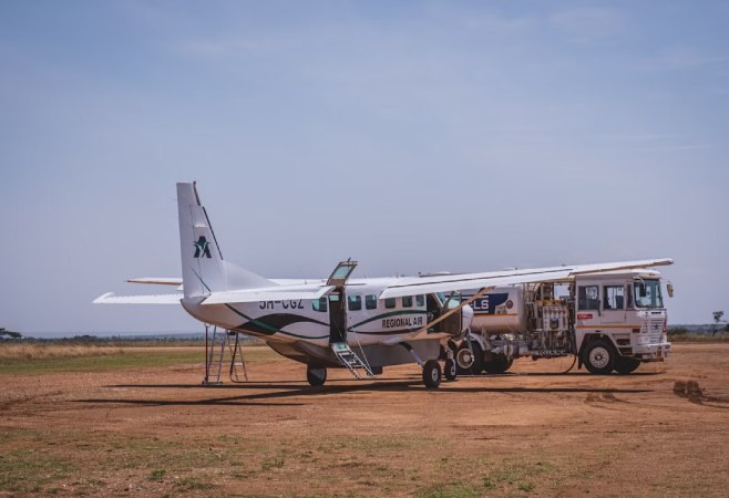 The fastest way to get to Mount Kenya from Nairobi is by air
