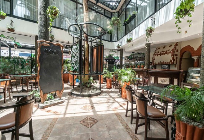 The Thorn Tree Cafe is an open-air bistro with a message board, known for its deli, wood-fired pizzas, and continental dishes. It's a meeting place The Thorn Tree Cafe is an open-air bistro with a message board, known for its deli, wood-fired pizzas, and continental dishes. It's a meeting place